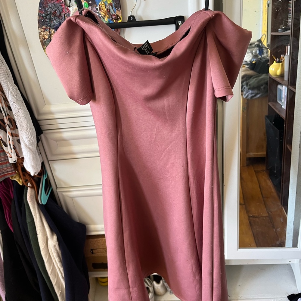 Blush Pink strapless dress